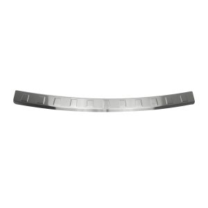 Mercedes C Class S204 Bumper Sill Cover - Rear - Omac - Brushed Silver - '08-'14 Mercedes C Class S204 Bumper Sill Cover - Rear - Omac - Brushed Silver - '08-'14